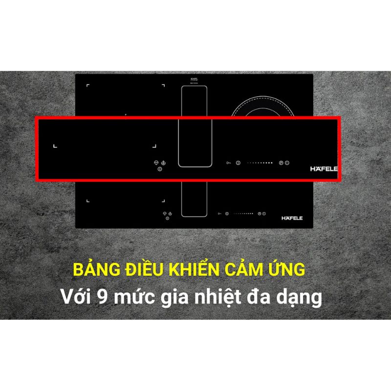Bảng điều khiển bếp từ kết hợp hồng ngoại Hafele HC-IHH80A 539.66.698 Bảng điều khiển bếp từ kết hợp hồng ngoại Hafele HC-IHH80A 539.66.698