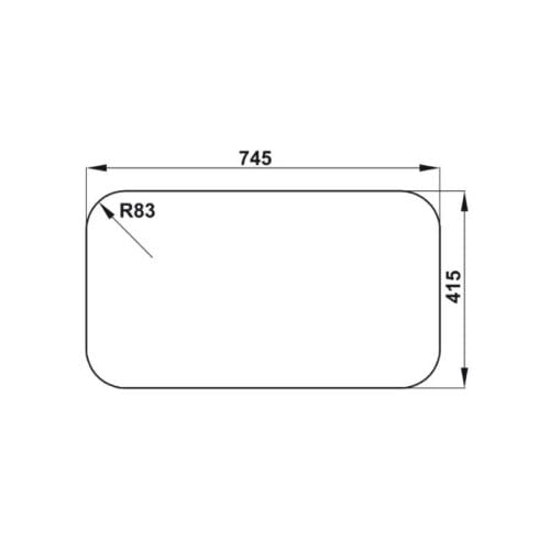 thông số của Chậu rửa chén bát Hafele Claudius HS-SD7848 567.20.506