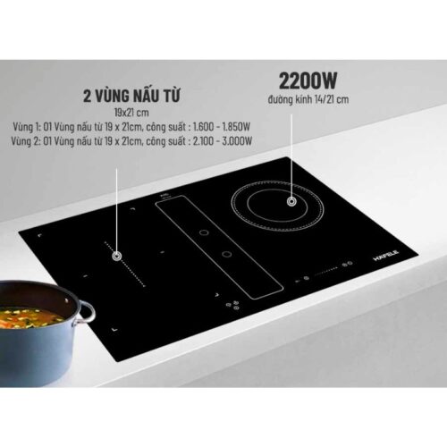 Bếp từ kết hợp hồng ngoại Hafele HC-IHH80A 539.66.698 4 Công suất bếp từ kết hợp hồng ngoại Hafele HC-IHH80A 539.66.698