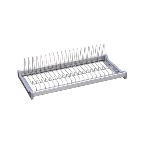 Khay up chén đĩa Hafele 544.01.309 đen, 864X263mm