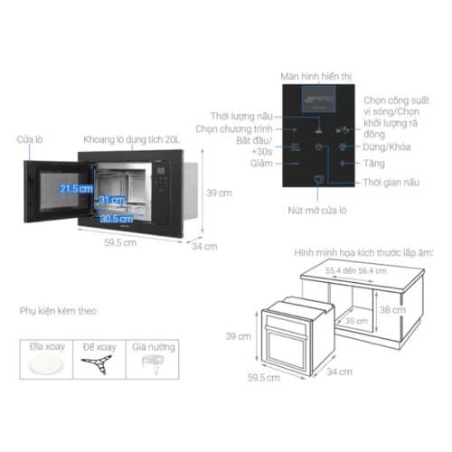 Thông số kỹ thuật Hafele FMI120N2 536.64.961