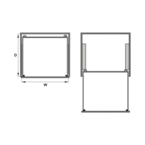 Giá bát đĩa CAPPELLA Cucina 549.08.006 Inox 304 8 Thiết kế của Bộ rổ chén đĩa CAPPELLA Cucina 549.08.006 Inox 304