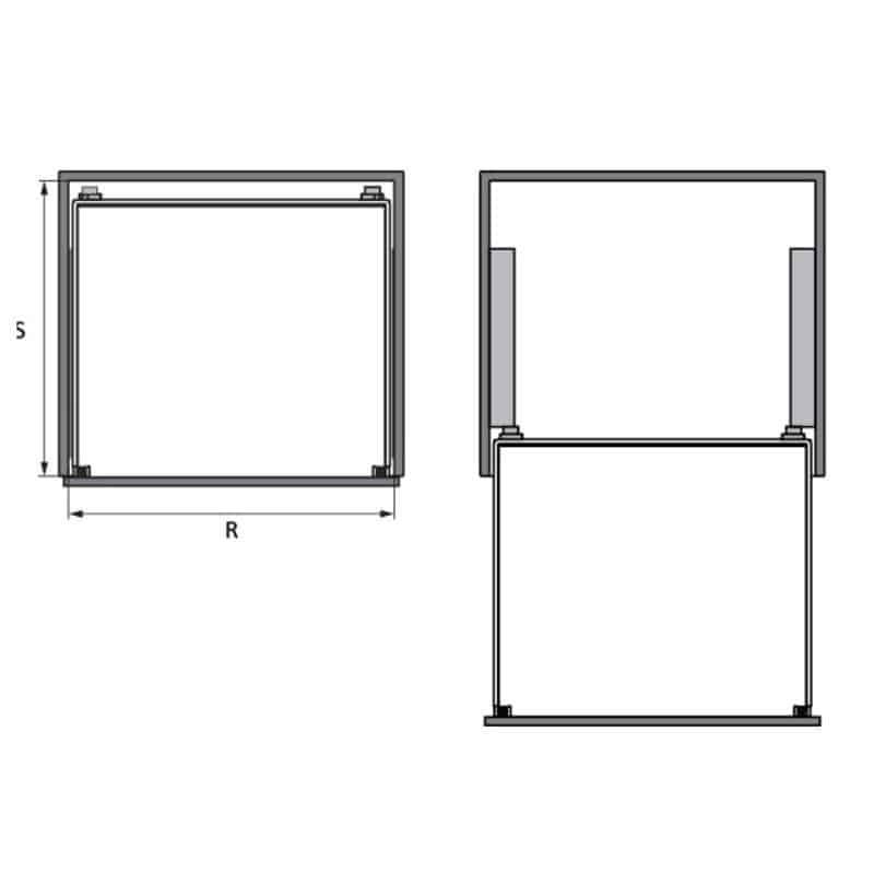 Kích thước bộ rổ chén đĩa CUCINA CAPPELLA 549.08.145 700mm Inox 304 Kích thước bộ rổ chén đĩa CUCINA CAPPELLA 549.08.145 700mm Inox 304