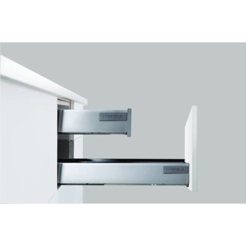 Ray hộp Hafele 552.79.085 Alto B199 500mm, trắng, nắp kim loại