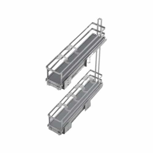 Bộ rổ gia vị Hafele Omero 549.20.890 150mm (trái) 3 Bộ rổ gia vị Hafele Omero 549.20.890 150mm (trái)