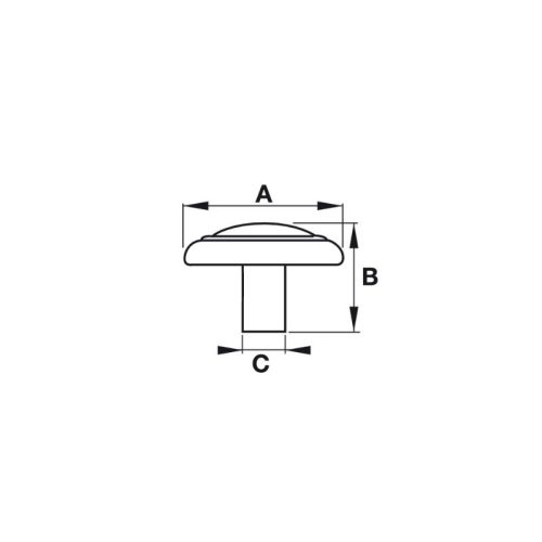 Thiết kế của quả nắm tủ cổ điển Hafele 121.26.140
