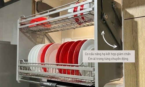 504.76.508 cơ cấu nâng hạ kết hợp giảm chấn êm ái