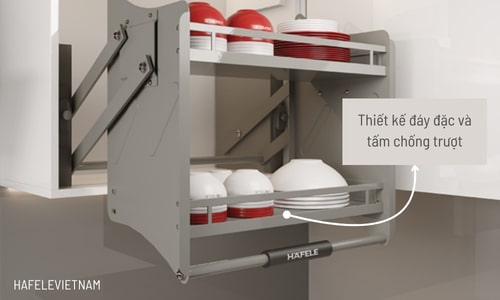 504.76.817 thiết kế giá bát đáy đặc kèm thảm chống trượt