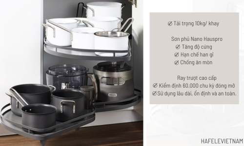 541.01.814 độ bền vượt trội sơn phủ nano và ray trượt cao cấp