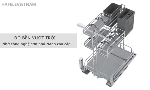 Bộ rổ gia vị dao thớt Hafele Omero 595.00.806 450mm 8 595.00.806 độ bền vượt trội