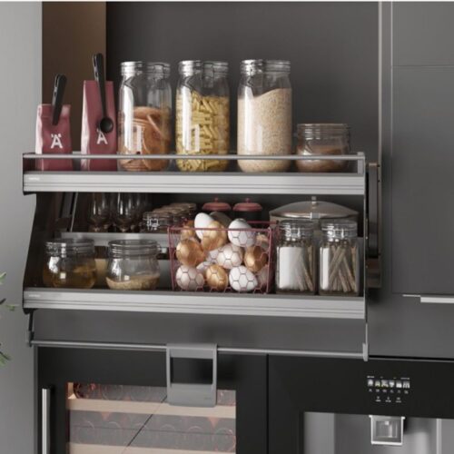 Kệ nâng hạ Hafele 504.68.375 Imove R700mm